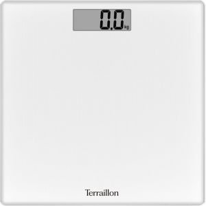 Tx1500 - Pèse Personne Électronique, Compact Et Ultra Plat 30Cm X 30Cm, Plateau Verre, Large Écran Lcd, Capacité 150Kg, Graduation 100G, Bleu - Neuf