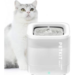 Cybertail Fontaine &Agrave; Eau Pour Chats, Avec Pompe &Agrave; Eau Sans Fil, Moins De 25db, Filtre 3.0, Equip&eacute; De Lumi&egrave;res Led, Capacit&eacute; De 1,8l Pour Chats Chiens Et D'autres Animaux De Compagnie - Neuf