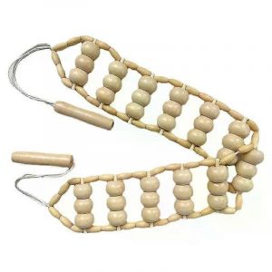 Massage Du Dos En Bois Corde À Roulettes Thérapie Par Le Bois Outils De Massage De La Cellulite Outils D'auto-Massage Pour Le Cou Jambe Soulagement Des Maux De Dos Soins Du Corps - Neuf