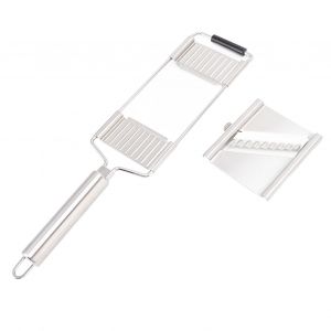 Hjlian Coupe-Legumes Multifonction En Acier Inoxydable De Qualite Alimentaire, Avec Poignee Ergonomique, Pour Legumes, Fruits Et Aliments - Neuf