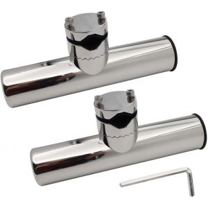 Lbgwp60-2pièces Support Canne A Peche En Acier Inoxydable Réglables,Pour Rails De 19 Mm À 25 Mm,Pour Bateaux Yachts Bateau De Pêche - Neuf