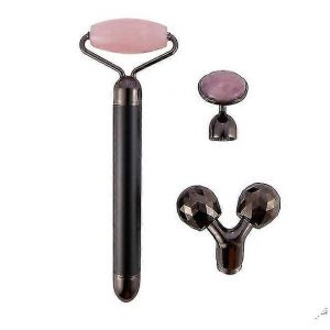 Rouleau De Massage Facial 3 En 1 &Eacute;tanche Avec Rouleau 3d - Neuf