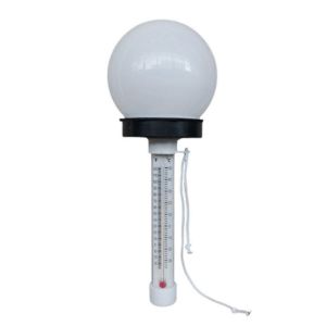 Thermom&egrave;tre De Piscine Flottant Avec Lumi&egrave;re Led &Agrave; &Eacute;nergie Solaire Pour Piscine, &Eacute;tang, Spa, Bain Remous, Th&eacute;rapeutique - Neuf