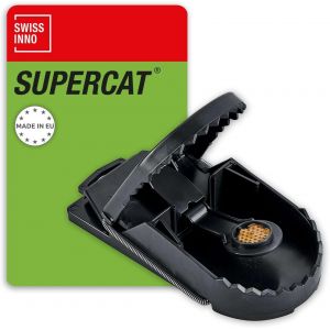 KALANKA-Piège à Rats SuperCat - Piège à Ressort réutilisable et fiable avec appât au Beurre de cacahuète - Prêt à l'emploi - Utilisation intérieure et extérieure - 1 Piège - Neuf