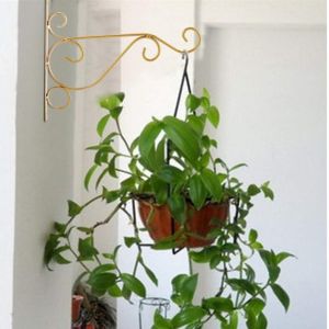 MEVRONISSHOP-Support mural en fer pour plantes, crochet de suspension en m&eacute;tal robuste, multi-usage, facile &agrave; installer, pour jardin, balcon, salon, d&eacute;coration de fleurs, lanternes, carillons &eacute;oliens - Neuf