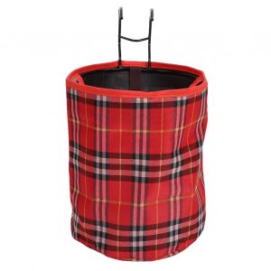 Panier De Velo En Toile Impermeable Et Durable, Grand Espace Pour Guidon De Velo, Panier Avant Pour Le Rangement, Rouge - Neuf