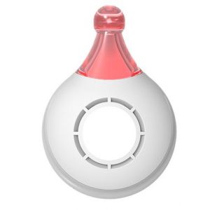 Répulsif ultrasonique blanc rechargeable par USB contre les puces, les tiques, les poux et les insectes pour chats et chiens - Neuf