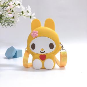 Dessin anim&eacute; Petit Sac &Agrave; Bandouli&egrave;re Pour Les Adolescentes Silicone Lapin Lapin Sac &Agrave; Main Sac &Agrave; Main Enfants &Eacute;tanche Shoul - Neuf