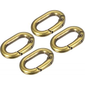ERYI-Anneau Ovale À Ressort Rond Pour Sac À Main Porte-Clés, Cuivré, 0.83 Inch - Neuf