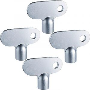 Promotion D'hiver,Clé De Purge De Radiateur,Clé De Purge De Radiateur 4 Pcs,Purge De Radiateur,Vanne À Boisseau,Clé De Purge,Clé De Purge,Clé De Radiateur,Clé De Chauffage Pour Ra - Neuf