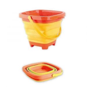 Seau de plage pour enfants Sand Toy,2l Seau de sable pliable Sand Box Toys Portable Travelling Seau de sable Toddlers Kids Camping Gear Toys - Q34 - Dd - Neuf