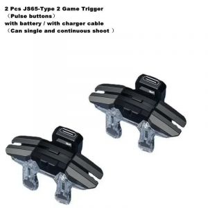 Déclencheur De Jeu Pour Téléphone Portable Js65, Pour Pubg, Prise De Vue, Joystick, 6 Doigts, Manger Du Poulet, Artefact Auxiliaire, Bouton Clé L1r1-With Game Finger Cot-Js65-Type 3 - Neuf