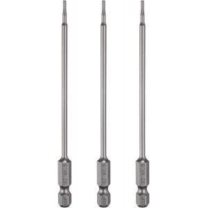 KAL-3Pcs Cl&eacute; &Agrave; T&ecirc;te Hexagonale H1.5 M&egrave;che Per&ccedil;age 1.5Mm Pointe Plate M&eacute;trique Tige Hexagonale 1/4" Longueur 110Mm (4.3") Magn&eacute;tique Douille Hexagonale Tournevis Industriel Puissance - Neuf