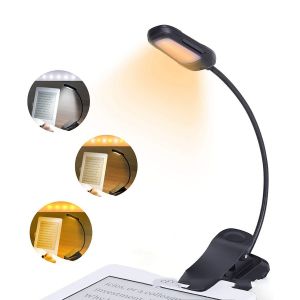 Lampe De Lecture Gritin 9 Led - Protection Des Yeux, Rechargeable, 3 Modes, Cou Flexible, Parfaite Pour Lire N'importe Où ! - Neuf