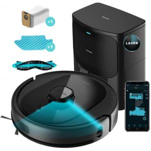 CHECARZHN--NO1-Robot Aspirateur Conga 8290 Immortal Ultra Power Home Genesis. Itech Laser Eye, 7000 Pa, 280 M2, Plan De Pièce, 10 Modes, Zone Réglementée, Srubbing, Surface Totale, Sac 3 L, Application - Neuf
