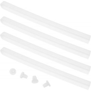 4 Pcs Glissières de Tiroir en Plastique 18,5 cm: Glissiere pour Plateau Coulissant de Cabinet Pour Le Tiroir de 17 mm Rainuré-Faciles à Installer Rail de Guidage Pour Meubles d'Armoires - Neuf
