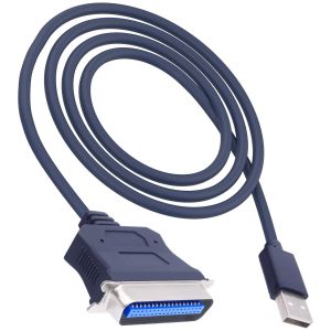 JGD-USB vers CN36 C&acirc;ble d'imprimante &agrave; port parall&egrave;le USB 2.0 vers Centronics 36 broches parall&egrave;le IEEE 1284 Adaptateur d'imprimante C&acirc;ble convertisseur-1.2M / 3.9FT - Neuf