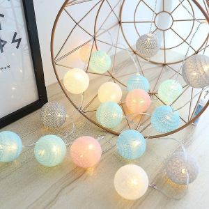 Boule de coton Cha&icirc;ne de Lumi&egrave;res, D&eacute;cor &agrave; la Maison de D&eacute;coration de No&euml;l, 4,5 M LED de Globe de Lumi&egrave;re, jeune Fille, Princesse, Ki - Neuf