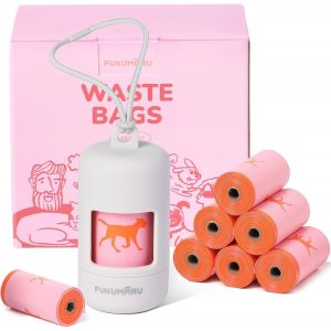 Jgd-Sacs &Agrave; Crottes Pour Chiens, Sacs &Agrave; D&eacute;jections Canines Pour Chien, 120 Sacs Parfum Rose Avec Porte-Sac Et Distributeur Avec Attache Pour Laisse, Sacs &Agrave; Motif De Course, Gris - Neuf