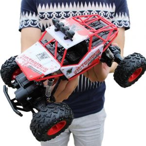Voiture Télécommandée Tout-Terrain 4WD Double Moteurs Avec Pneus Surdimensionnés Rouge YONIS - Neuf