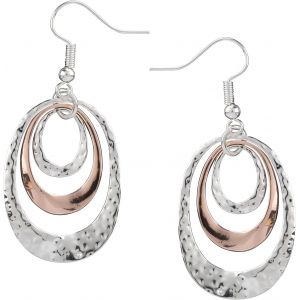 Kal-Boucles D'oreilles Pendantes Ovales, Boucles D'oreilles Pendantes Boh&egrave;mes Boucles D'oreilles Cr&eacute;oles Ovales Boucles D'oreilles Pendantes En Alliage Pour Cadeaux De Bijoux Pour Femmes - Neuf