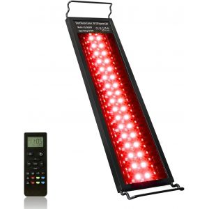 Meimie-Rampe Led Aquarium Avec Télécommande,24w 45cm Éclairage Réglables À Spectre Complet Pour Plantes Aquarium D`Eau Douce - Neuf