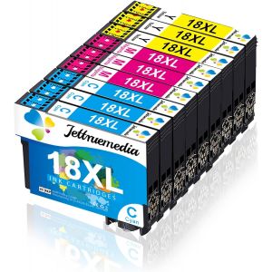 TEPPA-18XL Cartouches d'encre Compatible pour 18 XL avec Expression Home XP-205 XP-215 XP-225 XP-305 XP-312 XP-315 XP-322 XP-325 XP-405 XP-412 XP-415 XP-422 XP-425 - Neuf