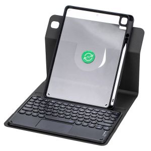 360 &deg; &Eacute;tui Pour Clavier Rotatif Pour Ipad 10e 2022 10.9 Air 5 Air 4,Housse Magn&eacute;tique Pour Ipad Pro 11 Air 3 Pro 10.5 8 9e G&eacute;n&eacute;ration 10.2"".Black Touch.Ipad 10th 2022 10.9 - Neuf
