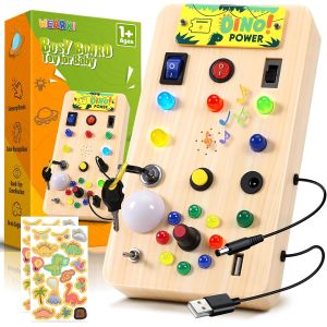 JGD-Montessori Busy Board Jouet Bebe 1 an, Jouet Enfant 2 Ans, Cadeau Bebe 1 an, Cadeau Enfant 1 an, Jouet Enfant 1 an, Jeux Bebe 1 an, Jeux Enfant 1 an, Bebe Cadeau De No&euml;l - Neuf