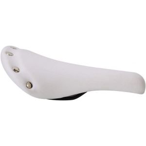Selle De V&eacute;lo En Cuir,Antichoc Imperm&eacute;able &Agrave; L'eau Selle De V&eacute;lo De Montagne Accessoires De V&eacute;lo Pour Vtt De Montagne,V&eacute;lo De Route(Blanc) - Neuf