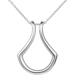 Kales-Collier Femme Argent Collier Porte-Bague Pour Dames Collier Pendentif Personnalis&eacute; Cadeau Pour Femme Petite Amie - Neuf