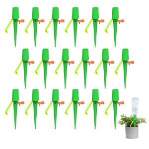 18 Pcs Goutte a Goutte Bouteille, Arrosage Plante Vacances, Arrosages Plante Interieur, Dispositif D'arrosage à Vitesse Réglable Pour Plantes en Pot Dans le Jardin, Intérieur, Extérieur - Neuf