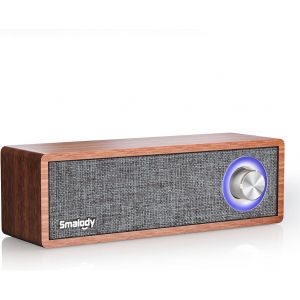 Haut-Parleur Bluetooth, en Bois Classiques R&eacute;tro sans Fil Portables 10W pour La D&eacute;coration De La Pi&egrave;ce, Parfaits pour Les Caf&eacute;s, Les Restaurants, Vintage, La Chambre, etc. - Neuf