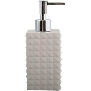 KAL-, Distributeur De Savon Élégant En Beige, Design Unique Pour Salle De Bain, Cuisine Ou Bureau, Accessoire Pratique Et Esthétique, Taille Standard, Accessoire De Salle De Bain, Couleur Beige - Neuf