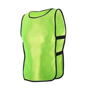 Gilet Pour Enfants Gilet Veste Pour Les Sports De Plein Air Entraînement De Football (Vert Fluorescent) - Neuf