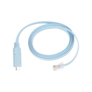 TTA-Câble de console USB C, connecteur USB C vers connecteur RJ45 RS232, adaptateur de console série pour routeur/commutateurs pour ordinateurs portables sous Windows, Mac, Linux Bleu (1,5 m/4,9 - Neuf