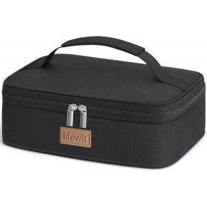 4l Sac Isotherme Repas Petit, Thermique Lunch Box Pour Hommes Femmes, Glaciere Souple Sac Gamelle Lunch Bag Avec Poign&eacute;e Pour Pique-Nique Travail Bureau &Eacute;cole, Noir - Neuf