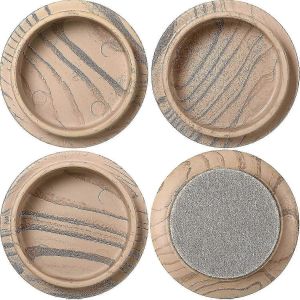 Roulettes de sol,60mm 2,4 pouces protecteur de sol antid&eacute;rapant pour pieds de meubles,pieds de chaise,bois,sols stratifi&eacute;s,4pcs - Neuf