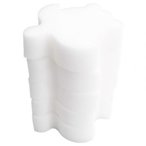 50 Pcs Blanc Flottant Spa &Eacute;ponge Tortue Huile Absorbant Bain &Agrave; Remous Skimmer Scum Absorbeur Nettoyants pour Swi - Neuf