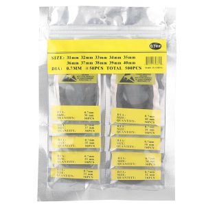 Kal-Joints De Joint De Couverture Arrière De Montre, Joint Torique En Caoutchouc De 500 Pièces/Sac, Joints Toriques De Remplacement D'outil De Réparation De Montre Pour Dos De Montre (0.7-500pcs) - Neuf
