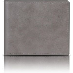 Portefeuille Pour Homme, Porte Monnaie Homme En Cuir Pu Rfid Porte Carte Bancaire, Porte Monnaie Cuir Pour Le Travail, Le Shopping (Marron) - Neuf