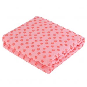 Housse De Tapis De Yoga, Serviette En Microfibre Antiderapante, Absorbant La Transpiration, Couverture Multifonctionnelle (Rose) - Neuf