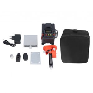 XYONG Niveau laser 16 lignes 4D autonivelant, telecommande, affichage numerique, prise UE 110-240 V, orange - Neuf