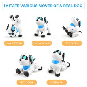 LE NENG K21 Robot électronique Chien Cascadeur Télécommande Robot Chien Jouet Commande Vocale Programmable Musique Danse Jouet pour Enfants Anniversaire Cadeau de Noël - Neuf