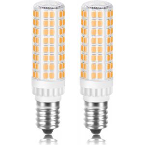 Sjzg-Ampoule Led E14, 7w Ampoule E14 Led Équivalente À Une Ampoule 60w, Blanc Chaud 3000k, 820lm, Sans Scintillement, Nondimmable, E14 Led Ampoule Pour Réfrigérateur, Machine A Coudre, Lot De 2 - Neuf
