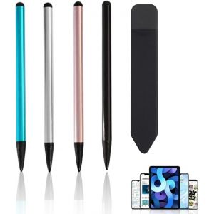 Stylets pour t&eacute;l&eacute;phones portables,&Eacute;tuis pour stylet capacitif, stylet pour &eacute;cran tactile r&eacute;sistif et stylet compatibles avec les ordinateurs, t&eacute;l&eacute;phones et tablettes (paquet de 5) - Neuf