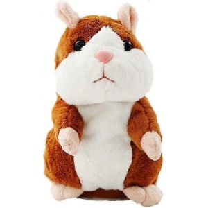 Hamster parlant, jouet en peluche amusant qui répète ce que vous dites, 1 pièce - Neuf