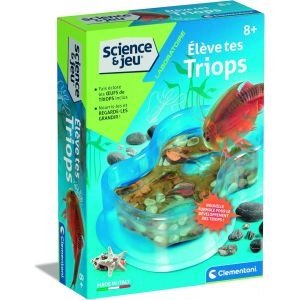Mdy-| Science & Jeu ¿ Élève Tes Triops Pour Enfants 8 Ans+ | Kit Complet : Aquarium, Sable, ?ufs, Nourriture, Additif | Crustacés Préhistoriques À Faire Éclore | Activité Scientifique Ludique - Neuf