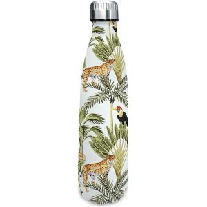 Fih 622 Flasque Double Paroi pour Chaud et Froid en Acier Inoxydable 1500 ML sans Bpa Bouchon Hermétique 18/8 Noir - Neuf