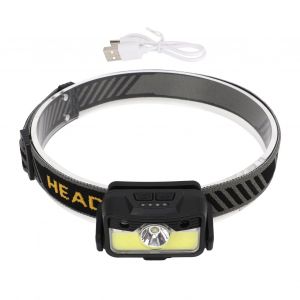 Lampe Frontale Led A Induction Rechargeable Par Usb, 6 Modes, 600 Lm, Etanche Ipx4, Ideale Pour Le Camping, La Randonnee, Les Voyages En Camping-Car. - Neuf